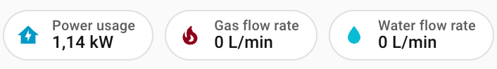 Screenshot of the new badges in the Energy dashboard.